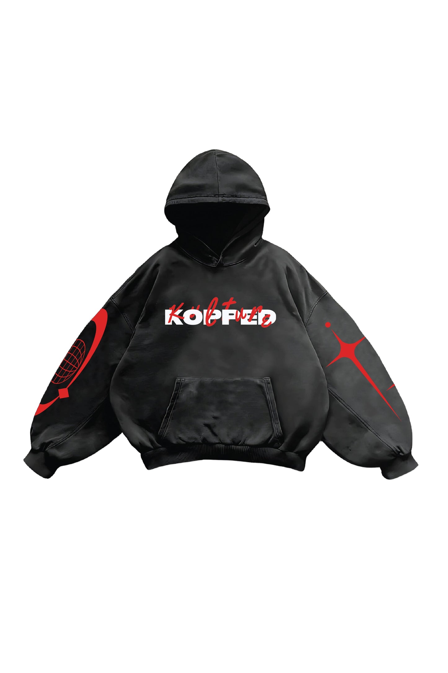 Young Wild And Freak Designed Oversized Hoodie - The Khuffia Store