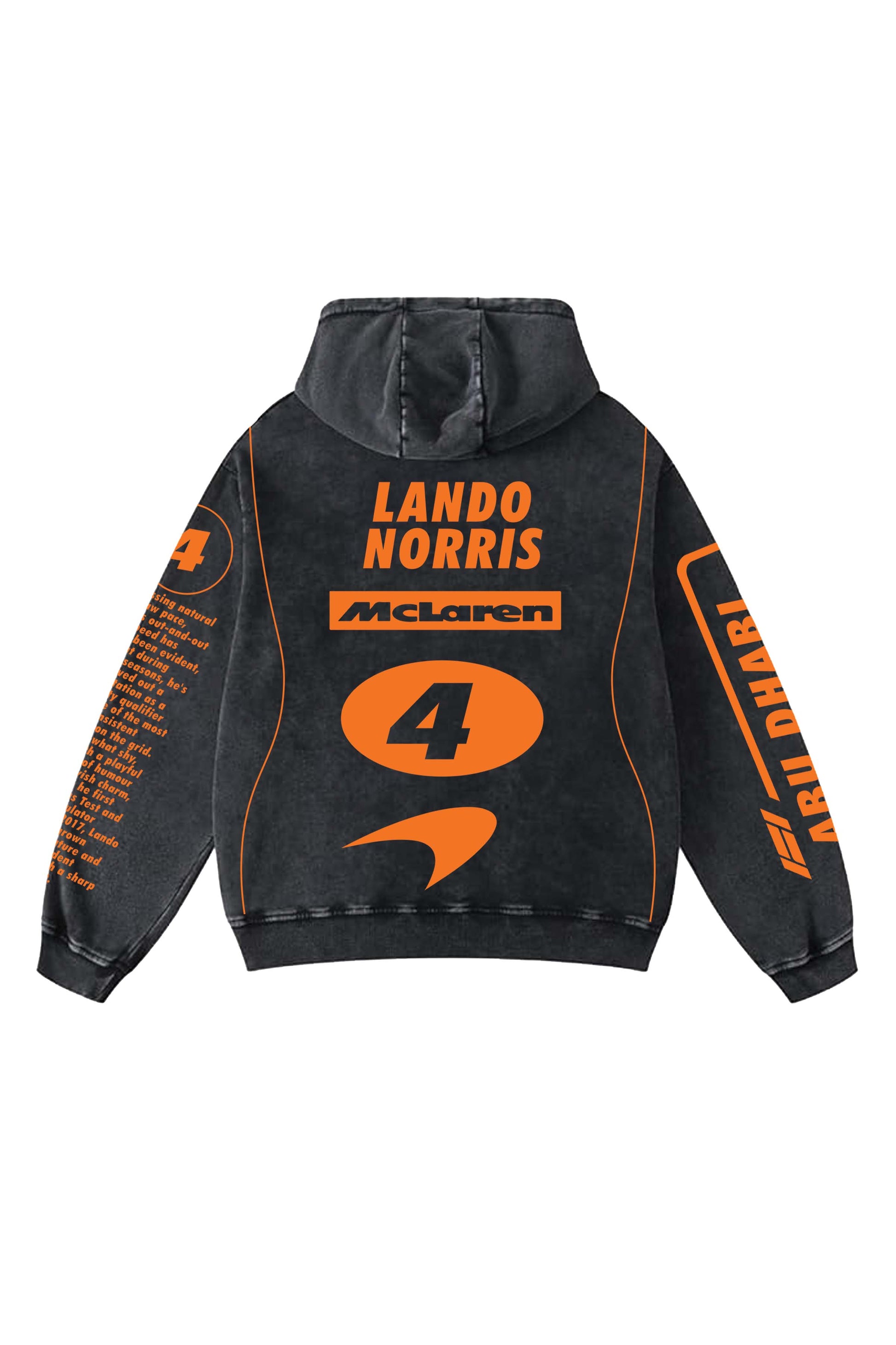 Lando Norris Designed Oversized Hoodie - The Khuffia Store