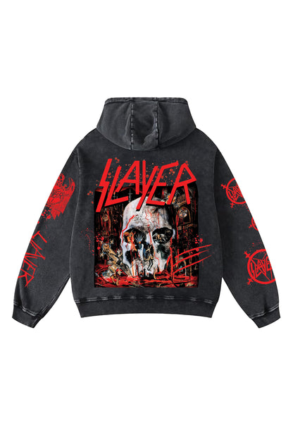 Slayer Designed Oversized Hoodie