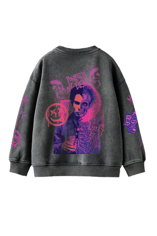 The Pistols Designed Oversized Sweatshirt