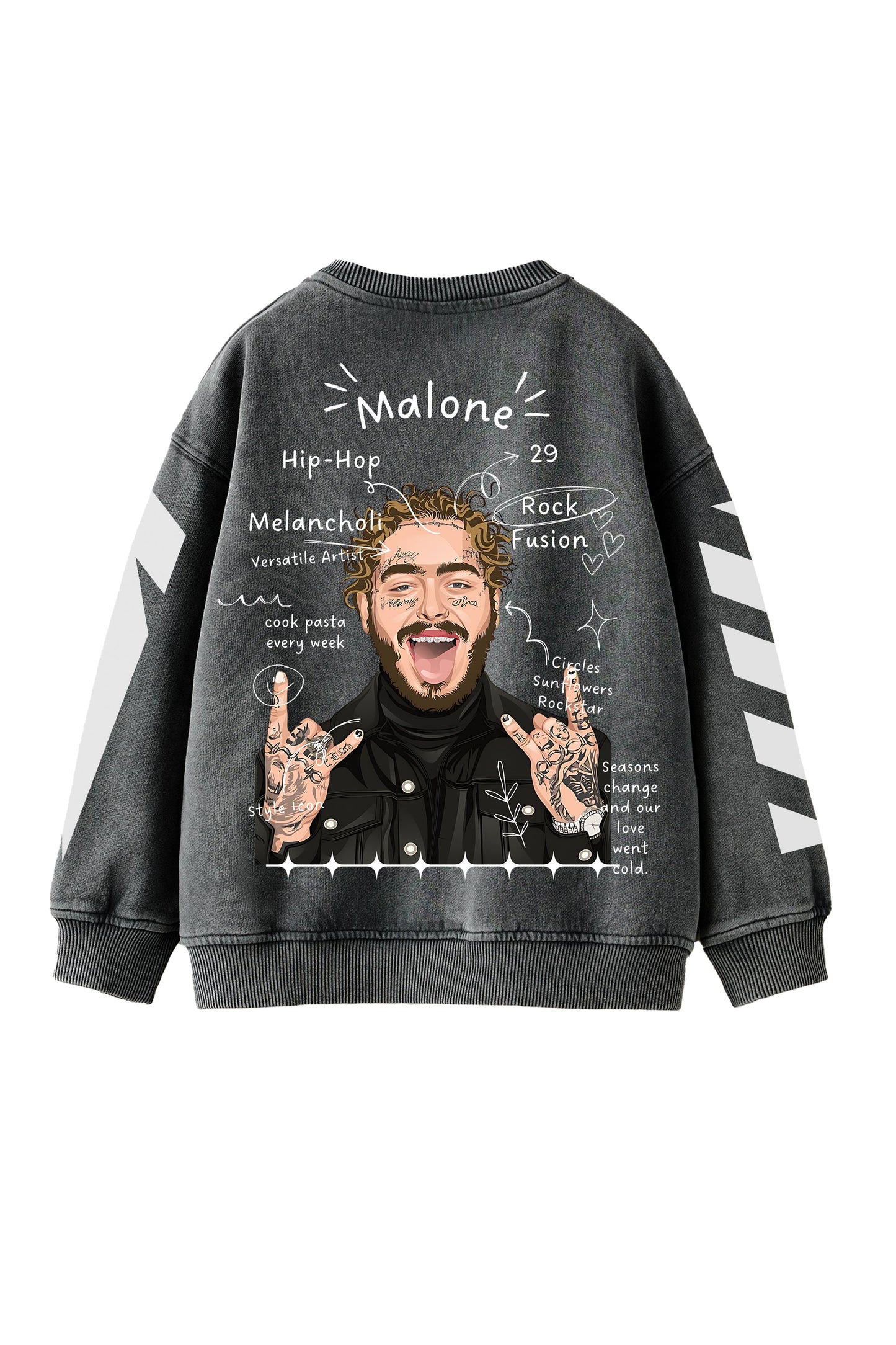 Post Malone Designed Oversized Sweatshirt