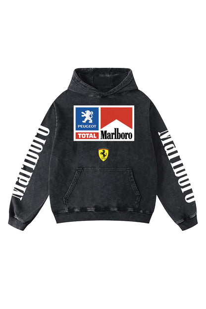 Marlboro Ferrari Designed Oversized Hoodie - The Khuffia Store