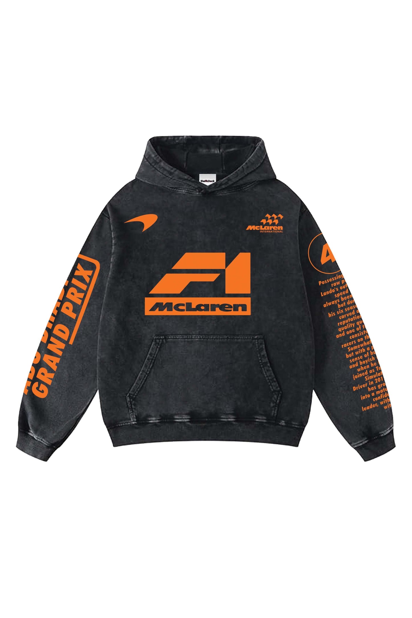 Lando Norris Designed Oversized Hoodie - The Khuffia Store