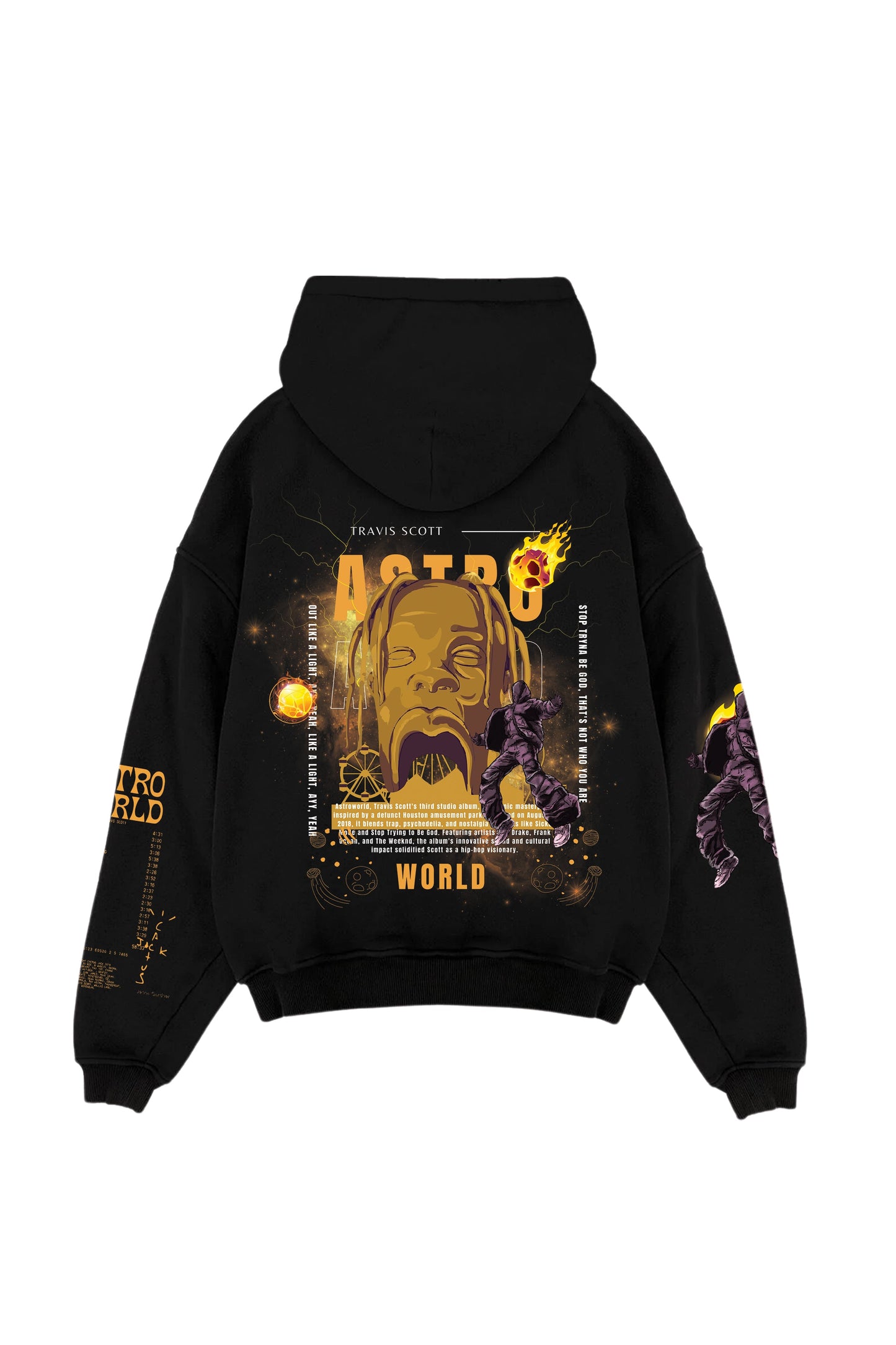 Astro World Designed Oversized Hoodie