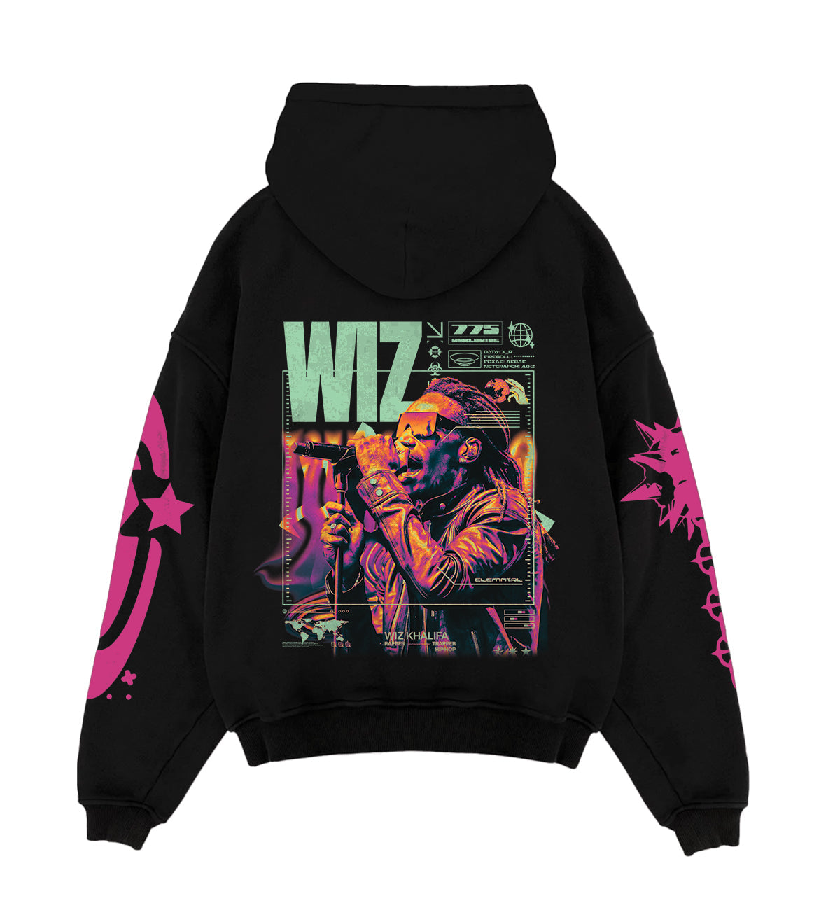 Wiz Khalifa Designed Oversized Hoodie