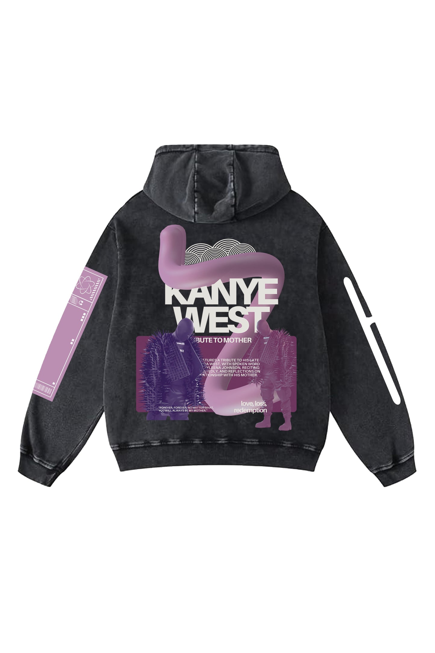 Kanye West Designed Vintage Oversized Hoodie