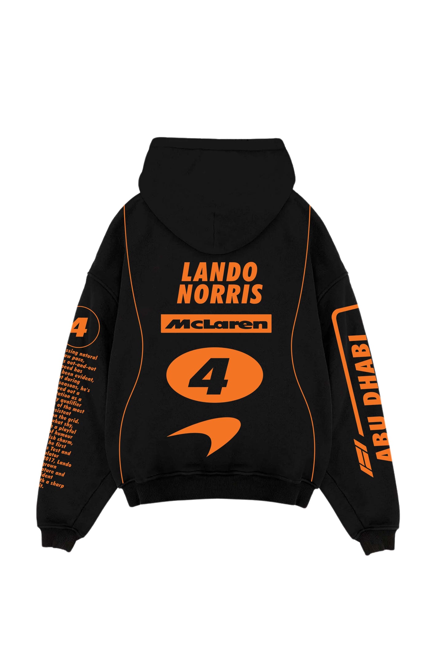 Lando Norris Designed Oversized Hoodie - The Khuffia Store