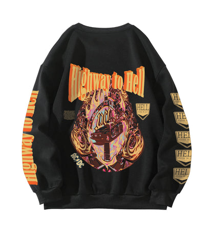 Highway To Hell Oversized Sweatshirt