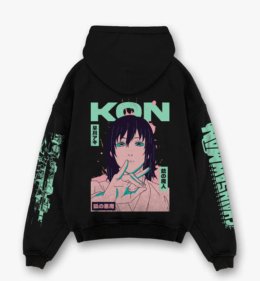 Kon Chainsaw Man Designed Oversized Hoodie