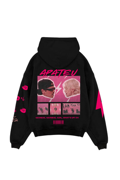 Rose & Bruno Mars Designed Oversized Hoodie