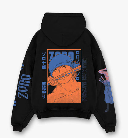 Zoro One Piece Designed Oversized Hoodie