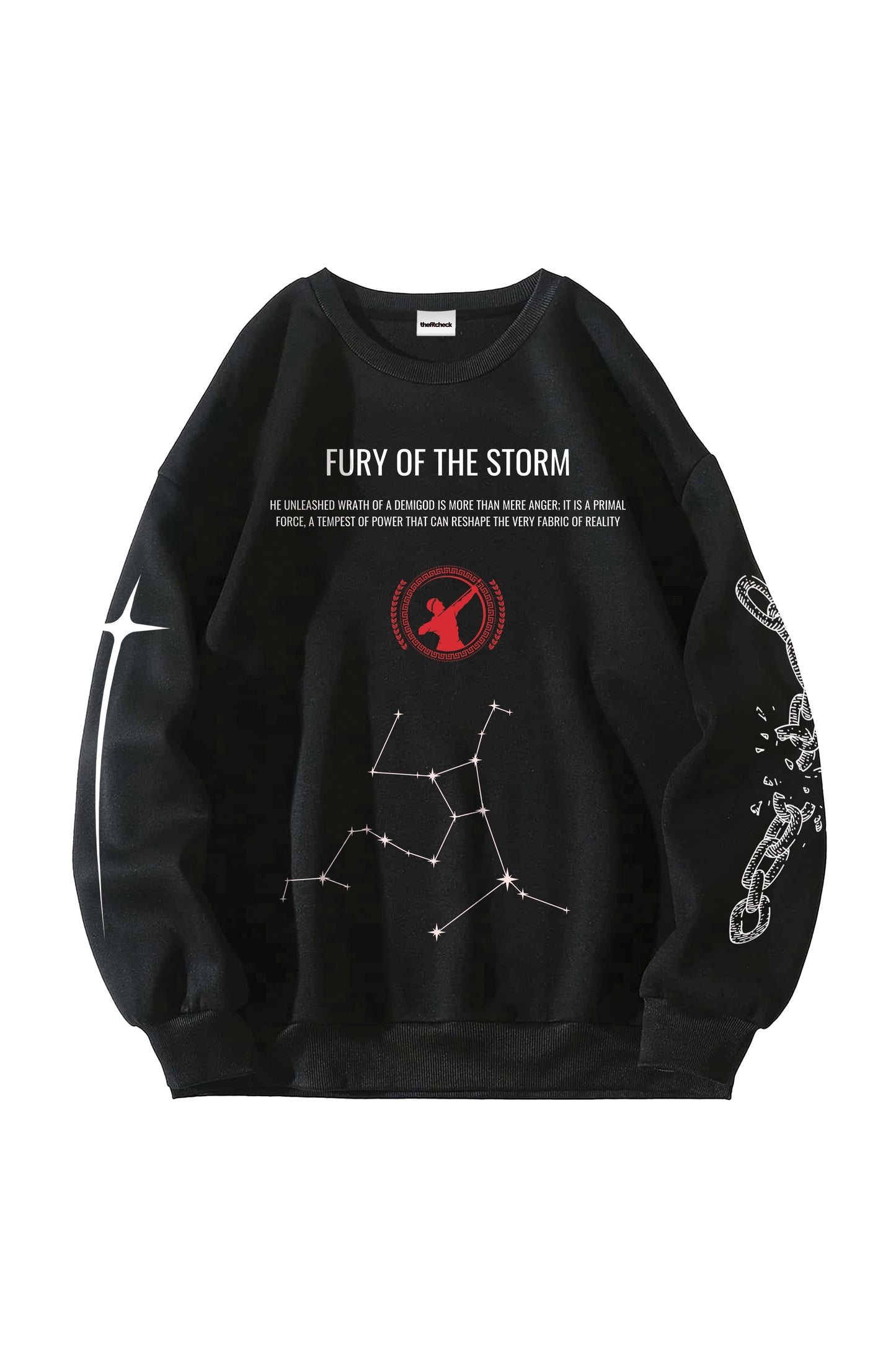 Fury Designed Oversized Sweatshirt