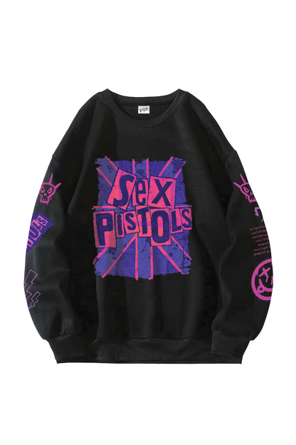 The Pistols Designed Oversized Sweatshirt