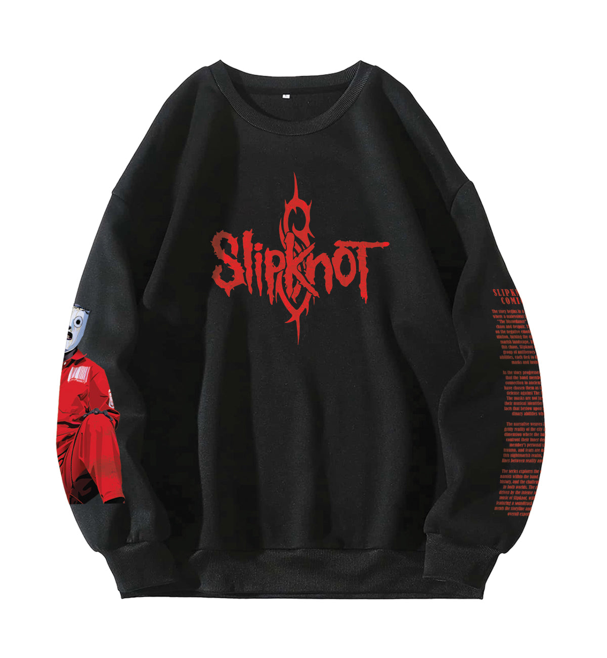 Slipknot Designed Oversized Sweatshirt