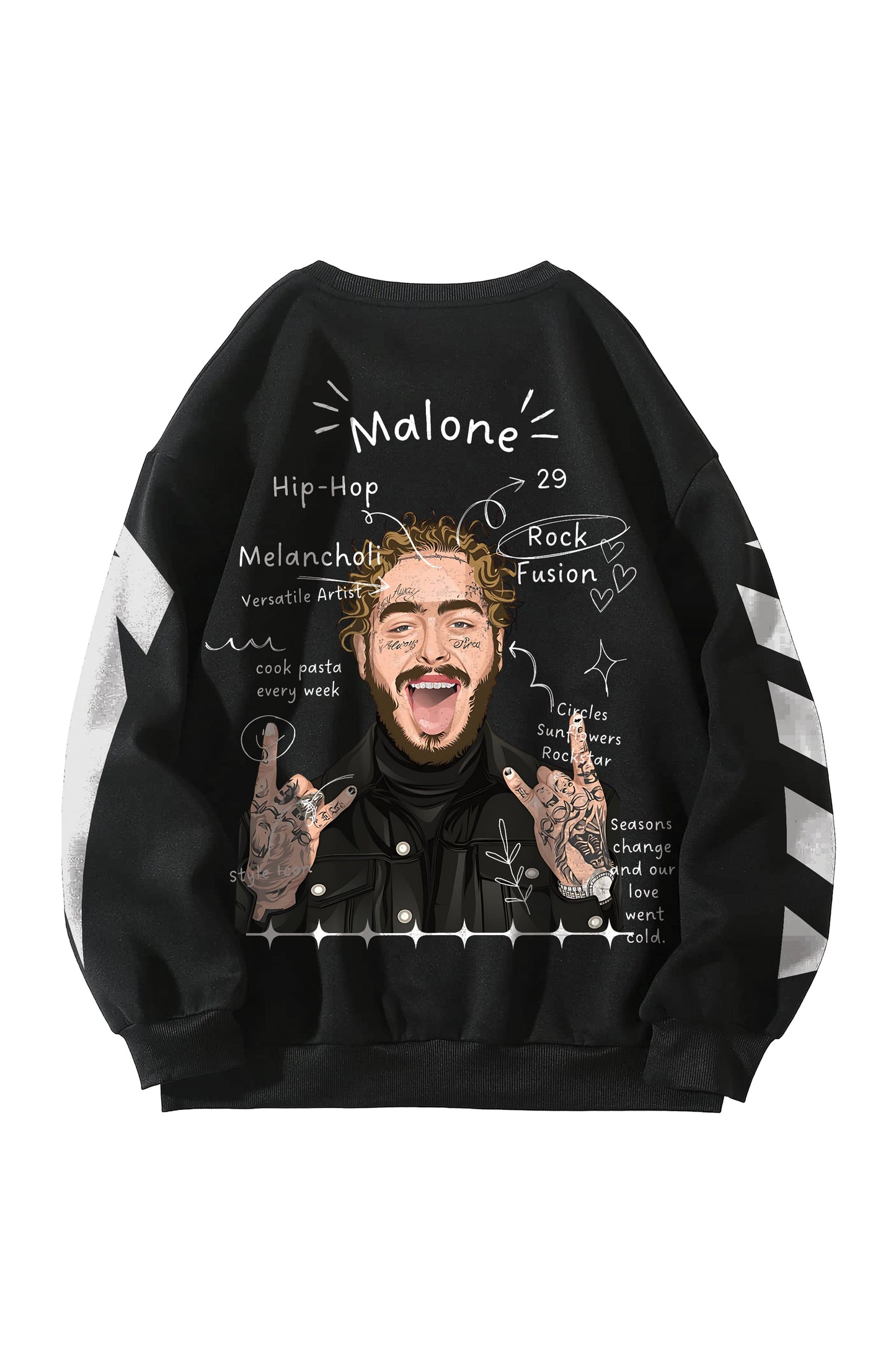 Post Malone Designed Oversized Sweatshirt