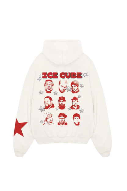 Ice Cube Designed Oversized Hoodie - The Khuffia Store