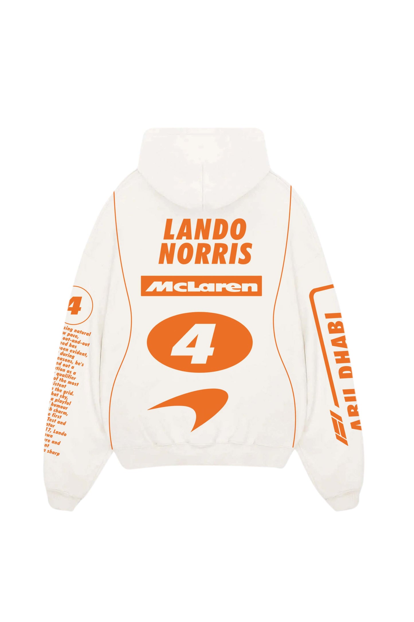 Lando Norris Designed Oversized Hoodie - The Khuffia Store