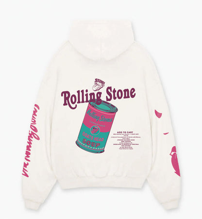 The Rolling Stones Designed Oversized Hoodie