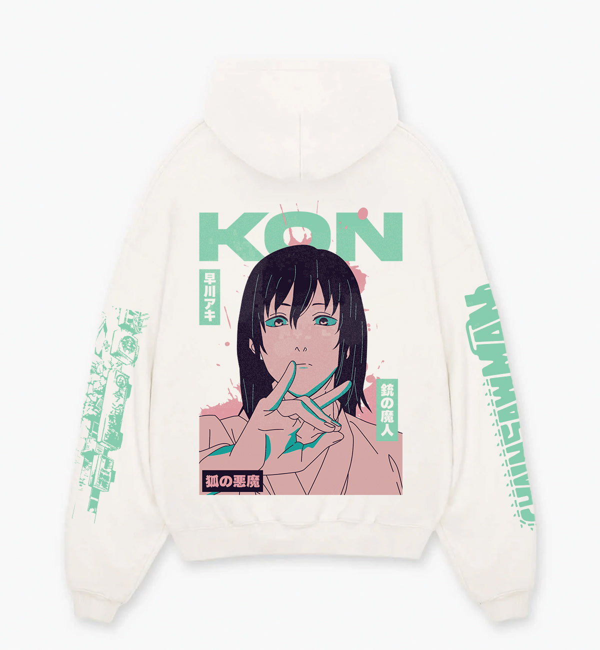 Kon Chainsaw Man Designed Oversized Hoodie