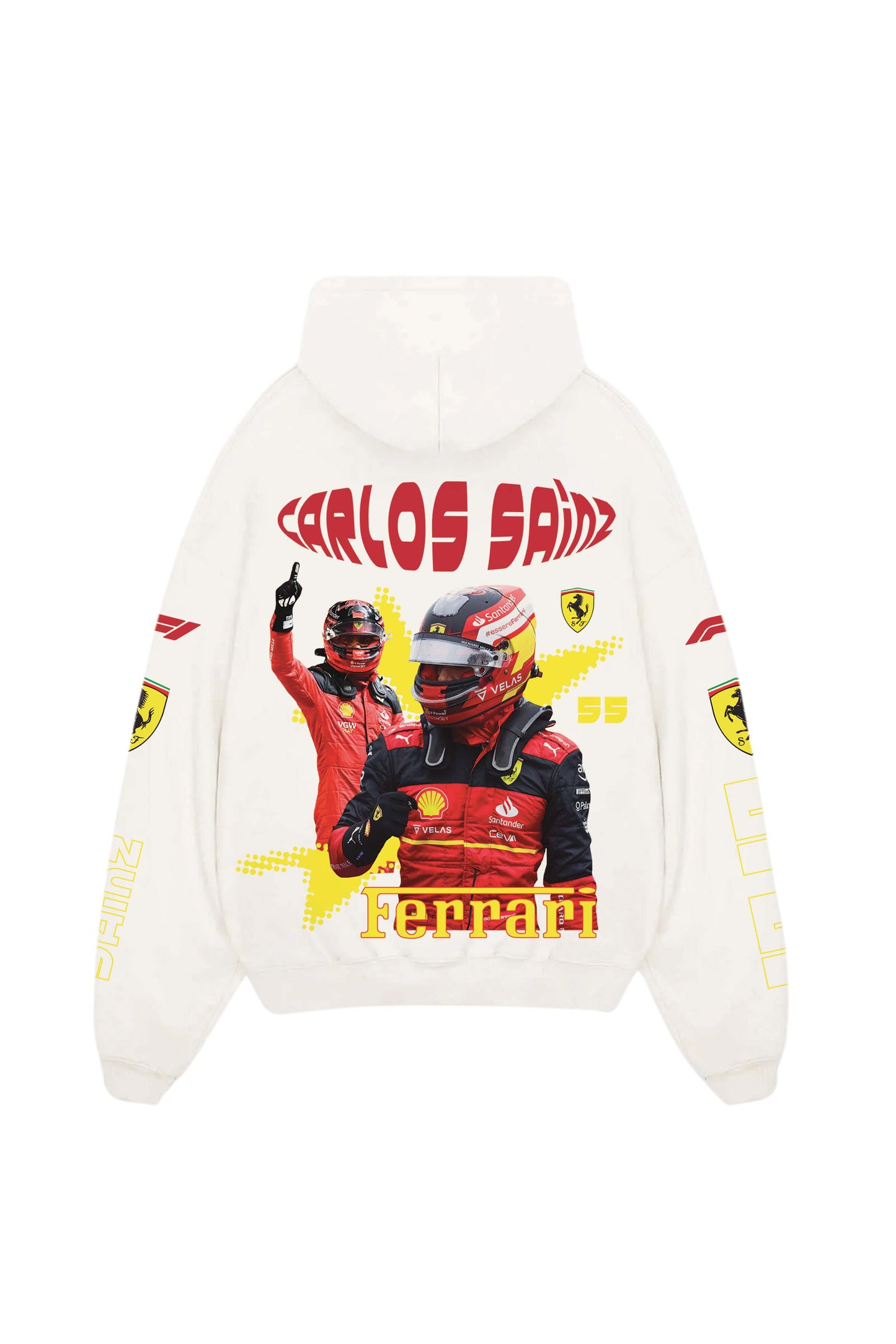 Carlos Sainz Designed Oversized Hoodie