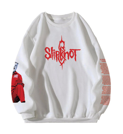 Slipknot Designed Oversized Sweatshirt