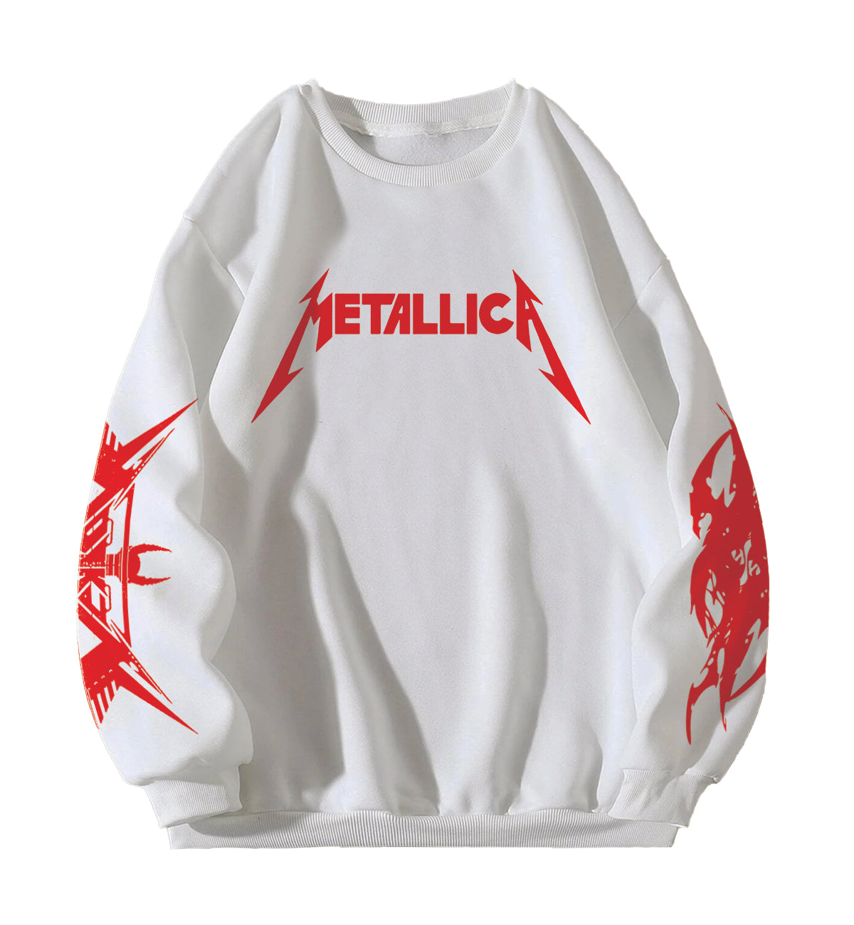 Metallica Designed Oversized Sweatshirt