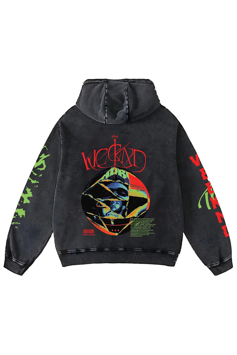 The Weeknd Designed Oversized Hoodie