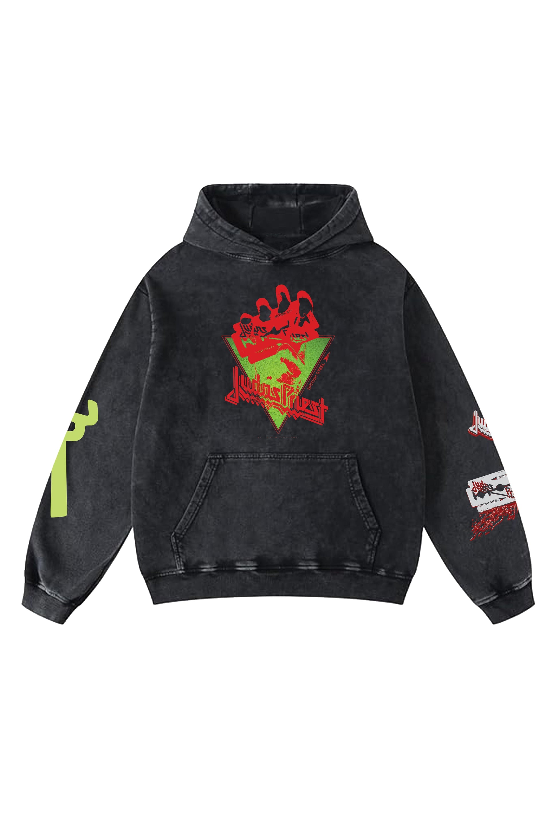 Judas Priest Designed Oversized Hoodie - The Khuffia Store