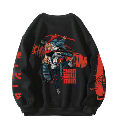 Chainsaw Men Designed Oversized Sweatshirt