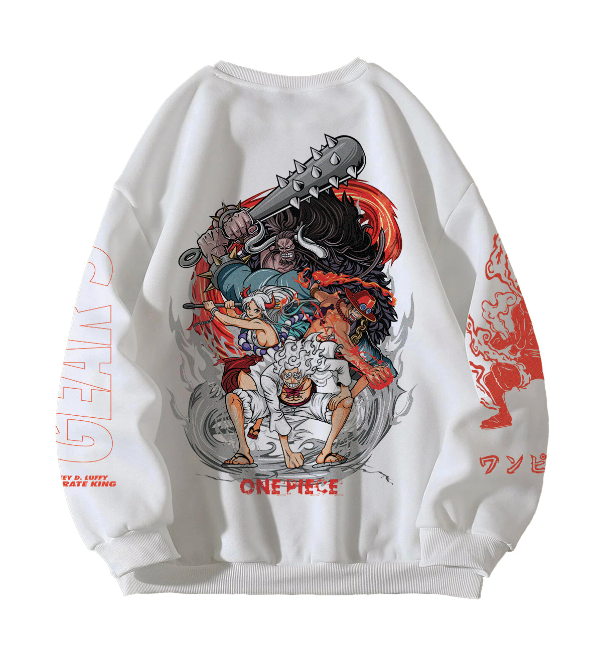 One Piece Designed Oversized Sweatshirt