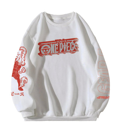 One Piece Designed Oversized Sweatshirt